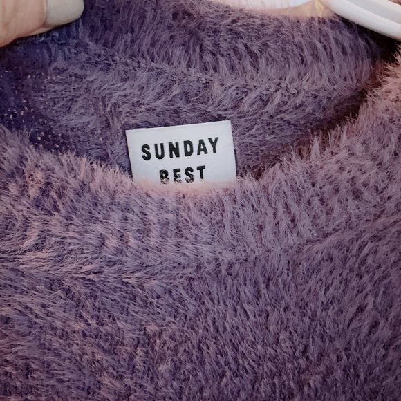 Sunday Best Kitten Sweater Violet Haze - Picture 3 of 5